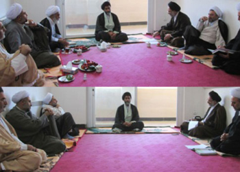 برگزاری مراسم انتخابات رئیس و دبیر جامعه روحانیت بخش چهاردانگه