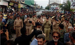 پیکر جنگل‌بان فداکار نوری تشییع و خاک‌سپاری شد