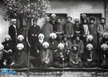 آیت الله شیخ علی اصغر ولویه ای در بین علمای مازندران