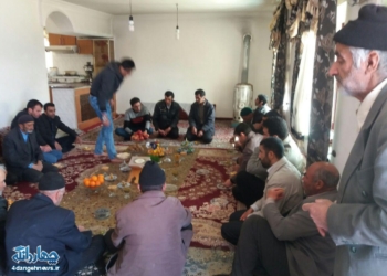 عید دیدنی با حضور کل اهالی در روستای پشرت