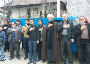 گزارش تصویری: مراسم عزاداری و دسته روی شهادت حضرت فاطمه زهرا(س) در روستای ازنی