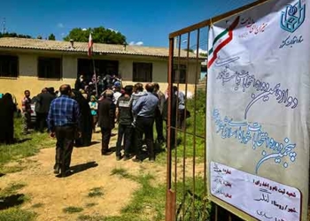 تصاویری از روند برگزاری انتخابات در روستای لنگر + حاشیه ها