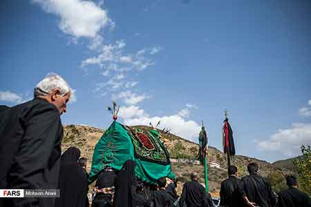 گزارش تصویری مراسم عزاداری ظهر عاشورا در منطقه دوسرشمار