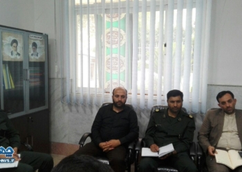 همکاری بسیج چهاردانگه با مرکز نظارت همگانی پلیس استان مازندران