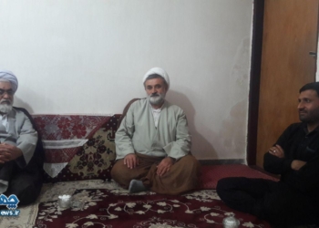 دیدار امام جعمه و فرمانده سپاه چهاردانگه با خانواده شهید قلی پور