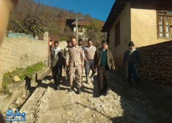 استقرار گروه جهادی حوزه نبی اکرم(ص) در روستای باباکلا + تصویر
