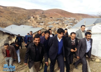 گزارش تصویری بازدید مهندس دامادی از دهستان پشتکوه چهاردانگه
