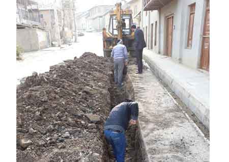 اصلاح ۱۰۰۰ متر از شبکه آب شهر کیاسر (عکس )