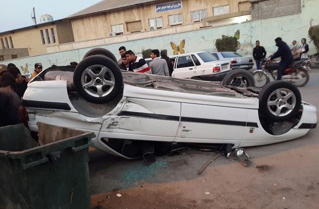 واژگونی خودرو در چمستان مازندران سه قربانی گرفت