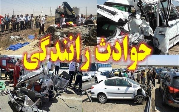 جان باختن ۲ نفر در برخورد دو خودرو در محور دامغان-کیاسر