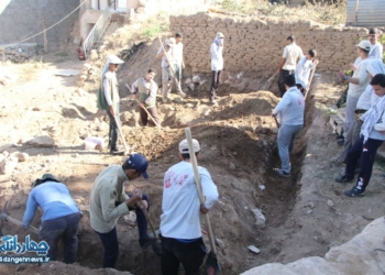 گزارش تصویری از فعالیت گروه جهادی شهید کاظمی در دهستان پشتکوه چهاردانگه