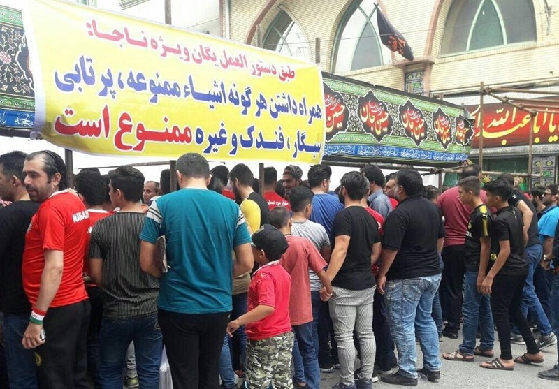 حاشیه دیدار نساجی – استقلال| تجمع هواداران نساجی در اطراف ورزشگاه + تصاویر