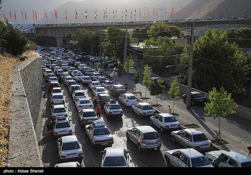 ترافیک جاده‌های مازندران سنگین است