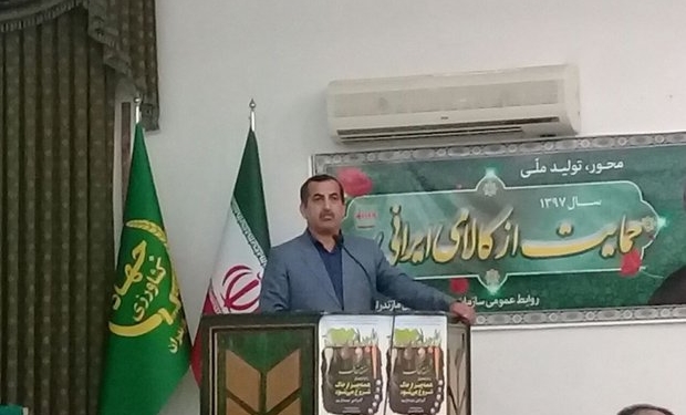 بخش کشاورزی ۱۰ درصد ارزش اقتصادی محصولات را تشکیل می دهد