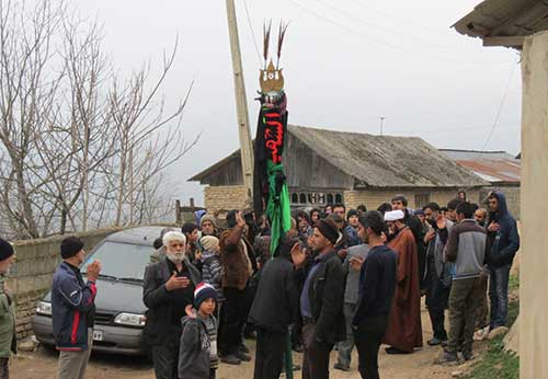 تصاویر: عزاداری شهادت حضرت فاطمه (س) در روستای ازنی