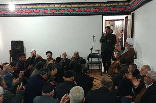 تصاویر: برگزاری مراسم عزاداری شهادت حضرت فاطمه (س) در دفتر امام جمعه