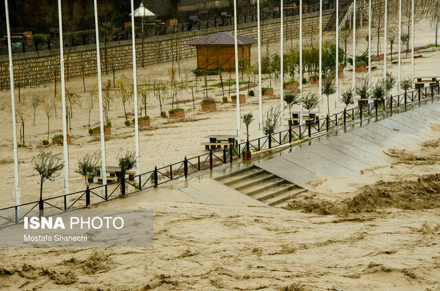 ایسنا – طغیان رودخانه «تجن»