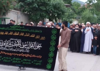 برگزاری مراسم دسته روی شهادت امام صادق (ع) در شهر کیاسر