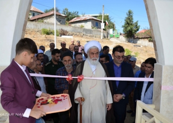 گزارش تصویری: افتتاح یادمان شهدای روستای سنام