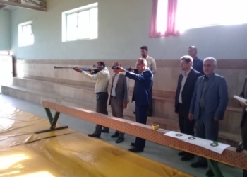 مدیران دولتی میاندرود در مسابقات تیراندازی شرکت کردند