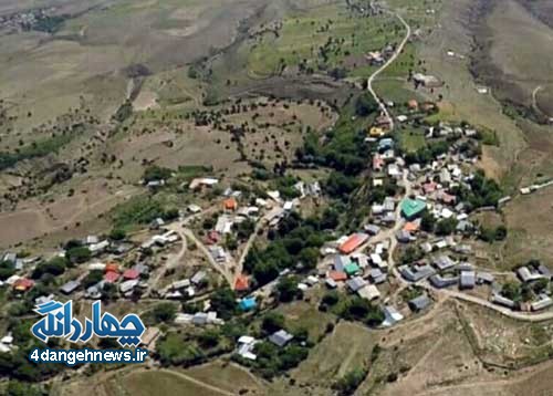 تصاویر هوایی از فراز آسمان روستای اراء