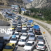 ترافیک در جاده هراز سنگین شد