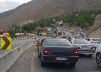 ترافیک در محورهای مازندران سنگین است