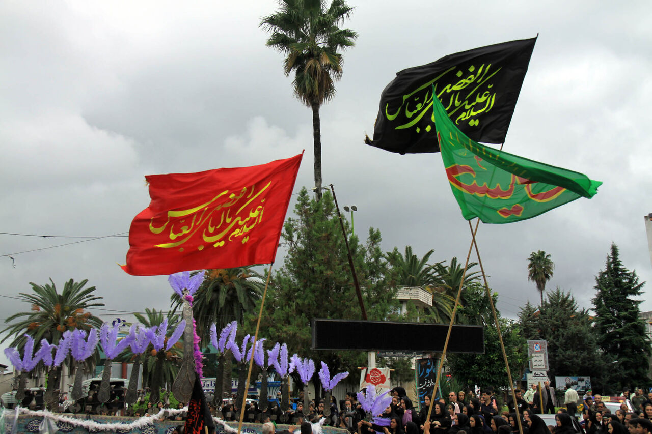 مراسم عزاداری روز تاسوعای حسینی در نوشهر