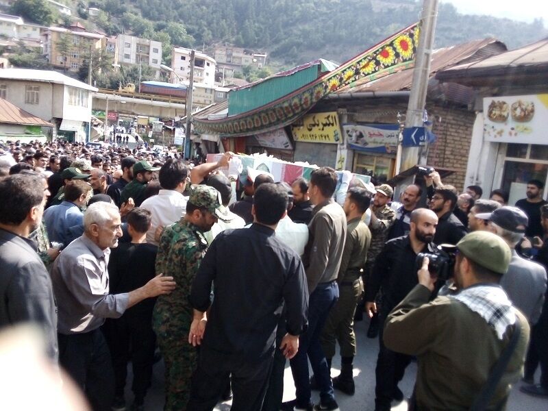 پیکر شهید صدرایی در سوادکوه تشییع و به خاک سپرده شد