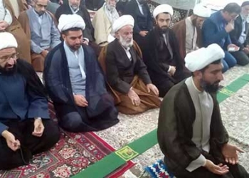 گزارش تصویری از نخستین نماز جمعه بخش به امامت حجت الاسلام  جلایی صلاحی
