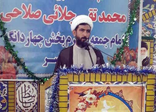 برگزاری نخستی نماز جمعه بخش چهاردانگه به امامت حجت الاسلام جلایی صلاحی