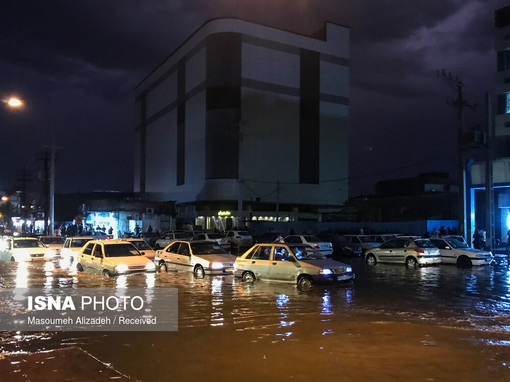 آبگرفتگی 5 روستا در محمودآباد مازندران
