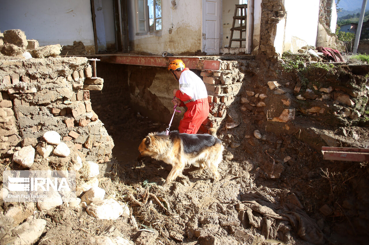 خسارات سیل به روستاهای شهرستان گلوگاه