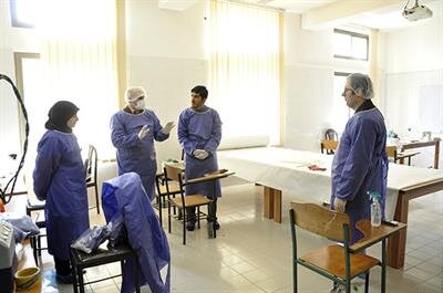 افتتاح خط تولید ماسک بهداشتی و استاندارد در دانشگاه مازندران
