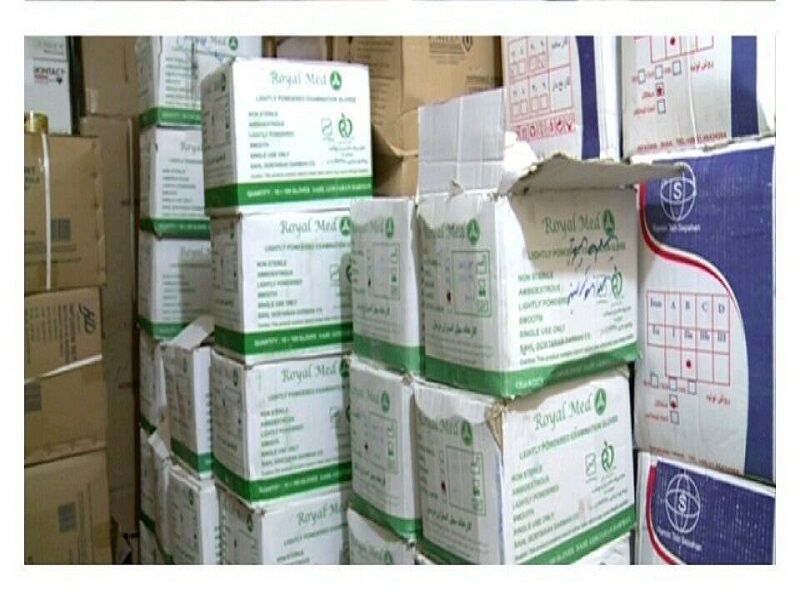 حدود ۶۰۰ هزار عدد دستکش بهداشتی به علوم پزشکی مازندران تحویل شد