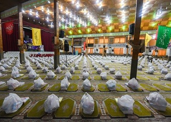 رزمایش کمک مومنانه در حسینه عاشقان ساری