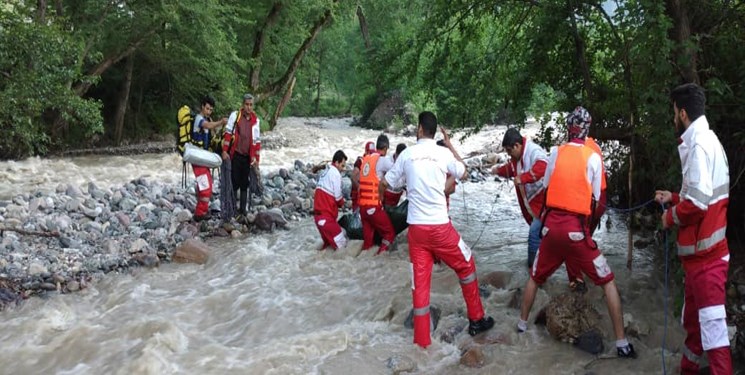 پیدا شدن جسد یکی از جوان غرق شده در رودخانه چالوس