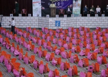 آغاز مرحله سوم رزمایش کمک مومنانه مازندران در حسینیه عاشقان کربلا