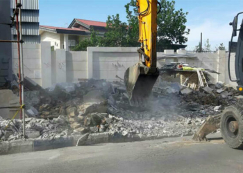 ۶ دستگاه ویلای غیرمجاز در چمستان نور تخریب شد