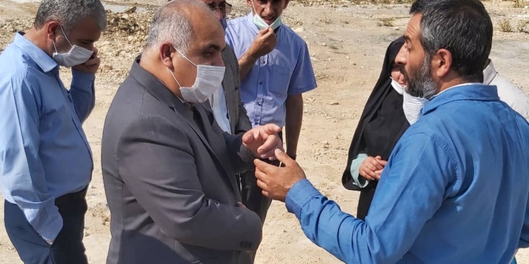 بازدید نمایندگان روستاهای پشتکوه چهاردانگه از زباله سوز ساری