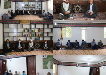 دیدار شهردار، اعضای شورای اسلامی و کارکنان شهرداری کیاسر با امام جمعه بخش چهاردانگه