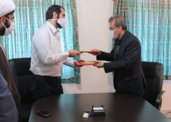 انعقاد تفاهم نامه همکاری بین اداره کل نوسازی مدارس استان و قرارگاه پیشرفت و آبادانی سپاه کربلا+ تصاویر