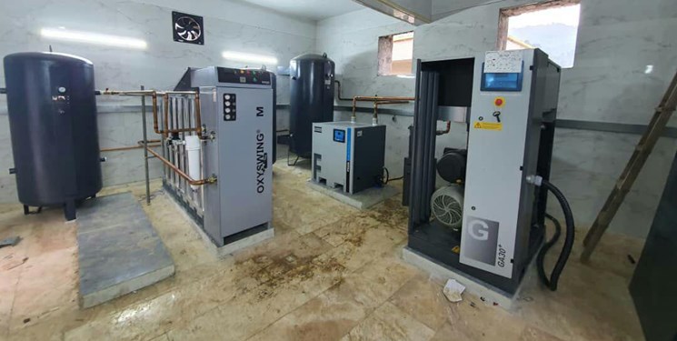 نصب دستگاه اکسیژن‌ساز در بیمارستان شهدای زیراب سوادکوه