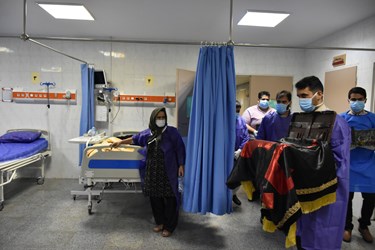 تقدیر و تشکر از کادر درمان بیمارستان امام خمینی شهرستان آمل