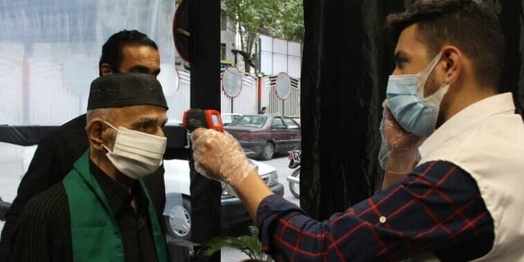 اجرای پروتکل های بهداشتی توسط هیئت های عزاداری مازندران