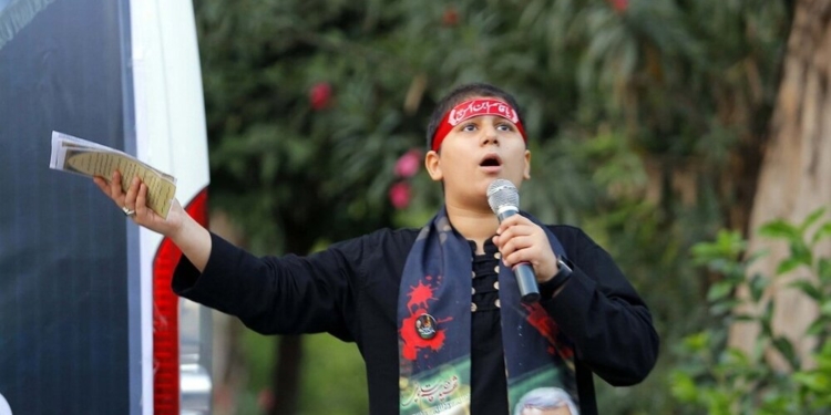 تعزیه خوانی دانش آموزی در ساری