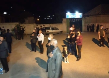 گزارش تصویری از مراسم شام غریبان در شهر کیاسر