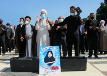 پیکر جهادگر عرصه سلامت در ساری تشییع شد