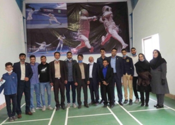 افتتاح خانه شمشیربازی پهلوان مجتبی عابدینی با دستان پدر شهید مدافع حرم