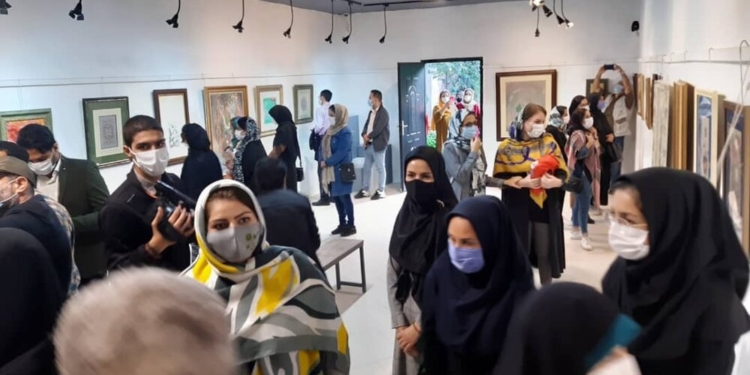 دومین نمایشگاه نگارگری عاشورایی مازندران افتتاح شد